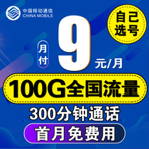 Mobile data card Wireless pure data card Unlimited speed limit 4g5g mobile phone phone card King card National universal