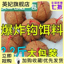 Reservoir lakes wild fishing carp grass carp herring bait Silver carp bighead bait throwing rod sea rod explosion hook bait