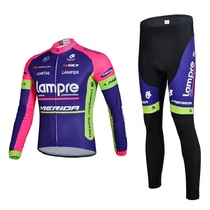 Lanbo summer mountain bike dynamic bicycle long sleeve riding suit pulley suit suit breathable perspiration men and women models