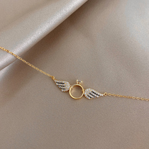 Ottles Discount Store Withdrawal Cupboard Clearance Clear Cabin Pick-up Cat Eyes Stone Mosandrill Colorful Gold Necklace Pendant Womens Summer Accessories