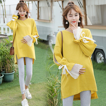 Anti-radiation maternity clothes autumn clothes wear during pregnancy wear belly radiation long style dress