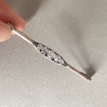 830 silver - silver - shaped chest needle