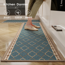 Kitchen anti-slip ground mat waterproof and anti-oil home washable to scrub into the door mat Absorbent Oil in the door footbed
