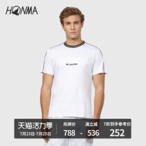 HONMA golf mens t-shirt new golf clothing mens golf ball fashion simple sports short-sleeved t-shirt