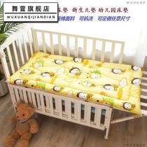 Customized kindergarten cushion baby mattress cotton mattress baby bed cushion baby cartoon winter and summer nap