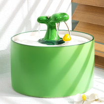 Cat water dispenser ceramic automatic water drinking device circulating flow feeding cat drinking water fountain constant temperature heating pet products