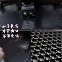 Thickened honeycomb car mat universal model soft rubber seven-seat bread business truck non-slip easy to clean