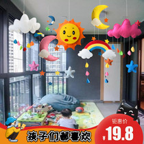 Air pendant 2020 wall decoration multicolored ceiling childrens room bedroom amusement park decoration hanging decoration creative l