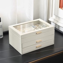 Light luxury jewelry storage box multi-layer drawer jewelry box jewelry storage box jewelry box