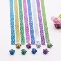 Flash Drilling Gold Powder Stars Folded Paper Pentagram Color Paper Xu Willing to Stack Paper Material