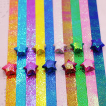 Pearl paper star origami glitter paper wishing bottle lucky star origami material