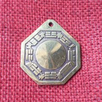 Retro small pendant tai chi azimuth bronze mirror small number pendant auspicious bronze piece