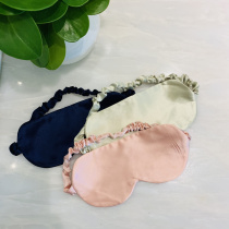 Light and light without eye pressure heavy silk eye mask 100%Mulberry silk solid color handmade custom double-sided wearable shading breathable