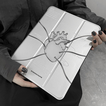 Dont forget the first product 2021 Heart iPad12 9 Electric silver plated air4 transparent Pro11 inch mini6 Softshell protective sleeve