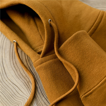 460g heavy brown coat female plug - up pure cotton Sultan brown - covered cap sweater autumn and winter loose coat