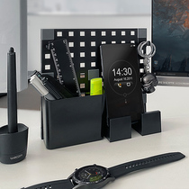  Hole board wall shelf Desktop storage rack Grid free punch photo wall Living room Nordic wall decoration