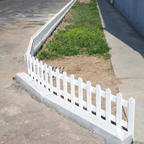 Handmade custom pastoral garden anticorrosive wood guardrail home outdoor courtyard partition fence lawn green fence