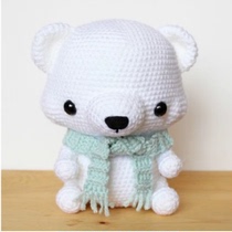 061 Polar Bear Weaving Drawing Doll Chinese Illustrated Crochet Electronic Handbook Wool Course