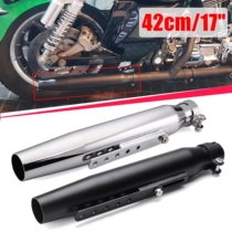 Motorcycle modification Harley Prince Cruise Ranger motorcycle modified exhaust pipe retro straight back pressure