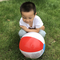 Performance trumpet thickened color beach ball props children ocean ball men and women baby inflatable diameter 28cm water polo