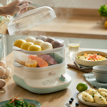 Bear electric steamer steamed egg household mini multi-function breakfast steamed buns split electric pot can be reserved for 6L capacity