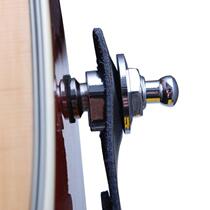 round head anti-slip schalla black guitar bass strap-locks n
