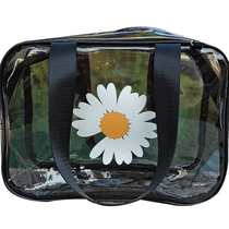 ins seaside beach bag large capacity Fashion travel resort swimming bag wash swimsuit waterproof storage bag