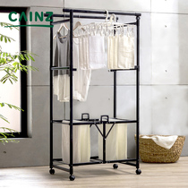  Japan CAINZ household drying rack folding indoor drying quilt clothes cooling rod bedroom hanging clothes floor hanger