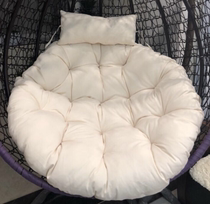 Balcony hanging basket cushion Hanging chair Swing Birds nest cushion Single indoor cradle cushion Hanging chair removable and washable round