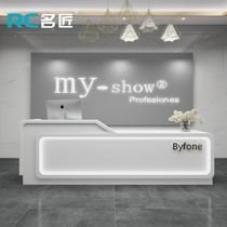 Modern minimalist cash register kindergarten beauty salon front desk reception desk training institution education hospital paint bar