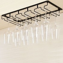Red wine glass shelf Light luxury high-end wine glass rack hanging upside down rack High wine glass rack household punch-free high-end