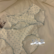 Xinbang help Bra Japanese cute bow print bottom pants cotton briefs wood ear panties female cotton