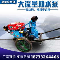 Large diesel engine pump 6-inch agricultural pump large flow 8-inch farmland irrigation and irrigated volute mixed-flow pump
