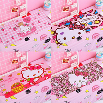 Cartoon animation mouse pad Large game dedicated e-sports girls ins cute computer pad desk pad office girl