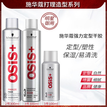 Imported Schwarzeng Jinneng plastic hair spray strong shaping dry glue Fengying spray No. 3 rigid shaped silver glue