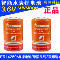 Sun Moon lithium battery ER14250M power type 3 6v Insulin pump smoke sensor 1 2AA non-rechargeable