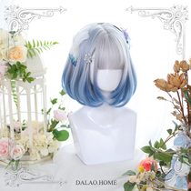 (Big brother house) Daily soft sister Lolita buckle short hair cold Riverlight air bangs bobble wig