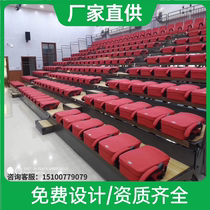 Electric telescopic stand soft bag seat blow molded seat gymnasium stand seat movable seat folding seat