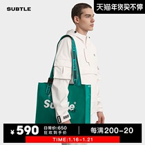 SUBTLE FEVER tote bag female commuter niche design tide brand handbag large capacity slung shoulder bag men