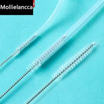 Straw brush Bottle straw brush Cleaning brush Slender cleaning brush Straw cup brush set thickened and extended