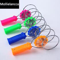 Magic Fly Spinning Top Magnetic Rotating Magnet Magnetometric Luminous Orbital Top Seven Colorful Gorgeous Luminous Lights