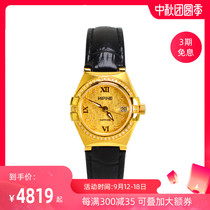 Gold Watch Female Pure Gold Case 999 Full Gold Buckle Gold Watch Imported Quartz Movement Women Watch Watch Women