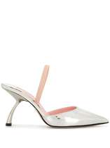 PIFERI 2021 metallic pointed womens high heels