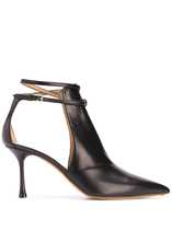 7 fold FRANCESCO RUSSO 2021 hollow design pointed womens high heels