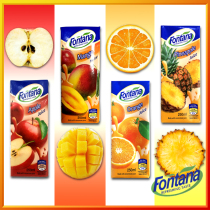 Cyprus imported Fontana Fentele orange juice apple juice Mango juice pineapple juice 250ML * 6