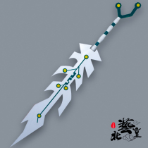 (North Art Hall) Bump world cosplay props Montezuma Quetzal sword