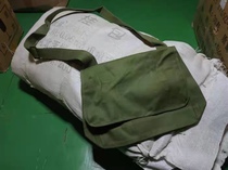 Official Old Goods Stock 87-style Military Green Satchel Canvas Liberation Bag Lei Feng Shoulder Bag Retirement Memorial Collection
