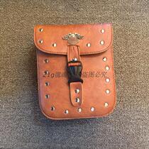 Harevo electric car motorcycle hanging bag small square bag retro modified car head and tail bag Knight bag fun rainproof