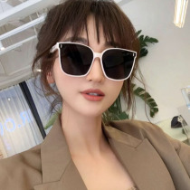 2021 new box gm milky white sunglasses women sunscreen summer round face face small anti-uv polarized sunglasses