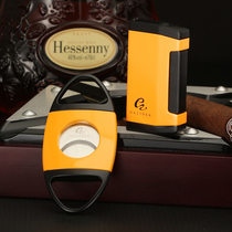 GALINER Cigar Lighter Scissors Set Portable Windproof Lighter Stainless STEEL Cigar scissors Cigar Accessories